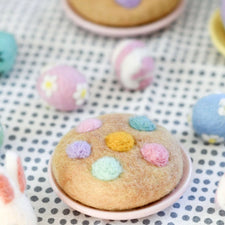 Felt M&M Pastel Cookie | Play Food