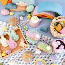 Felt M&M Pastel Cookie | Play Food