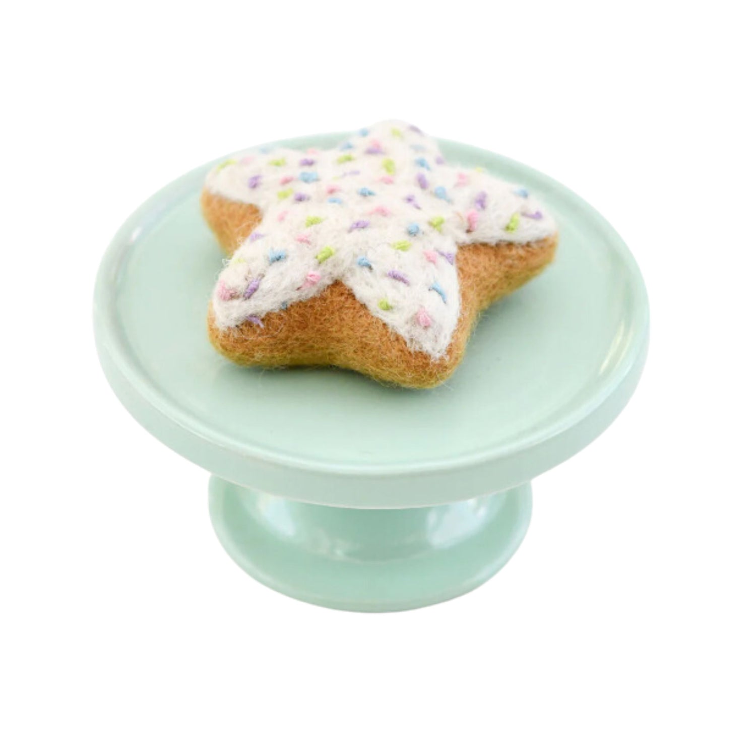 Felt Star Icing Cookie with Sprinkles | Play Food