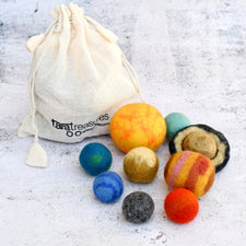 Felt Solar System Planets (9 pcs)