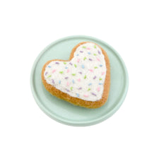 Felt Heart Icing Cookie with Sprinkles | Play Food