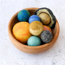 Felt Solar System Planets (9 pcs)