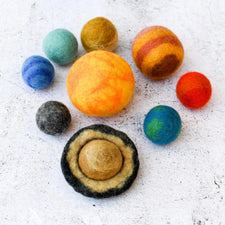 Felt Solar System Planets (9 pcs)