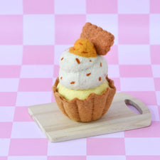 PRE-ORDER Felt Giant Biscoff Cupcake | Play Food