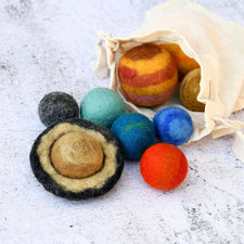 Felt Solar System Planets (9 pcs)