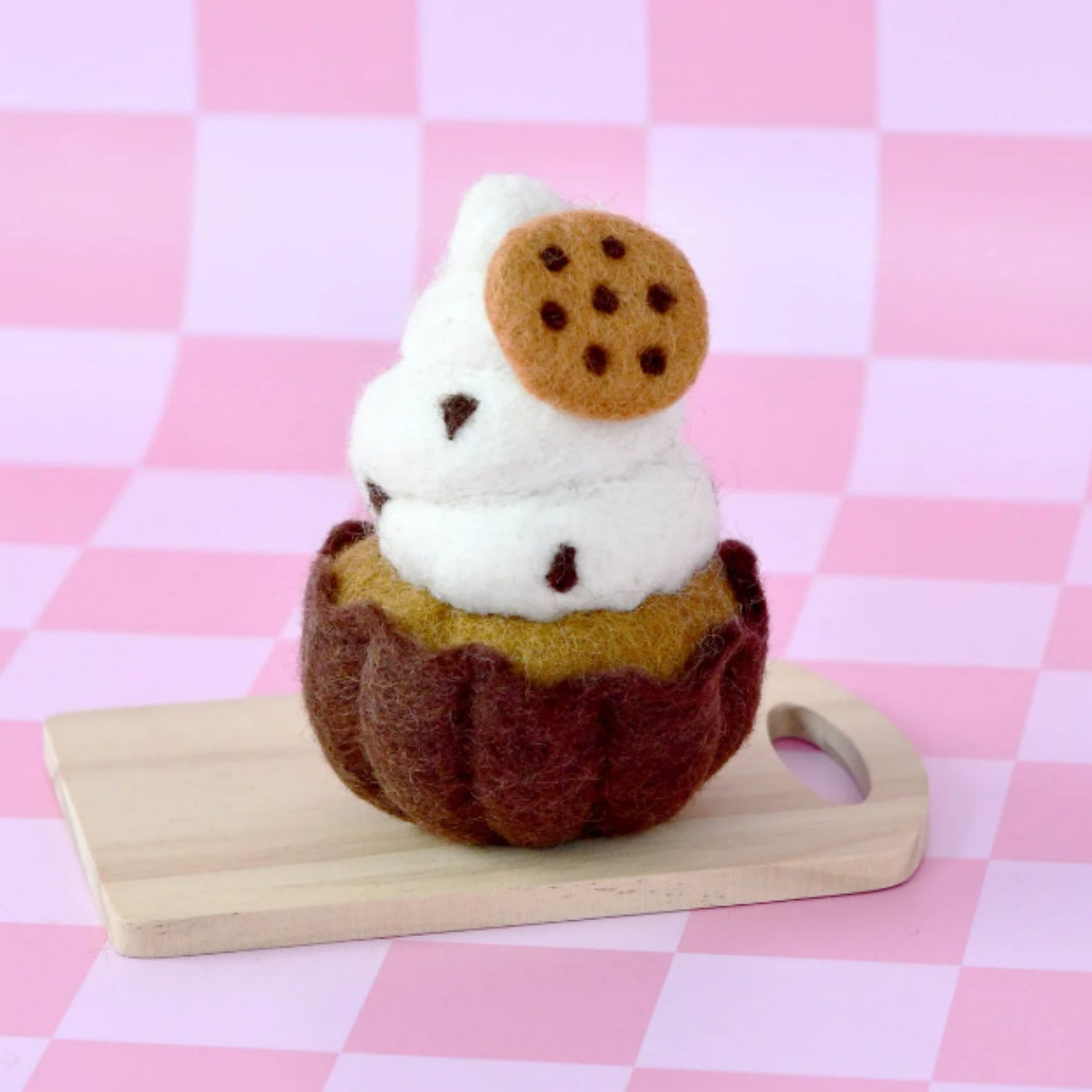 PRE-ORDER Felt Giant Cookies and Cream Cupcake | Play Food