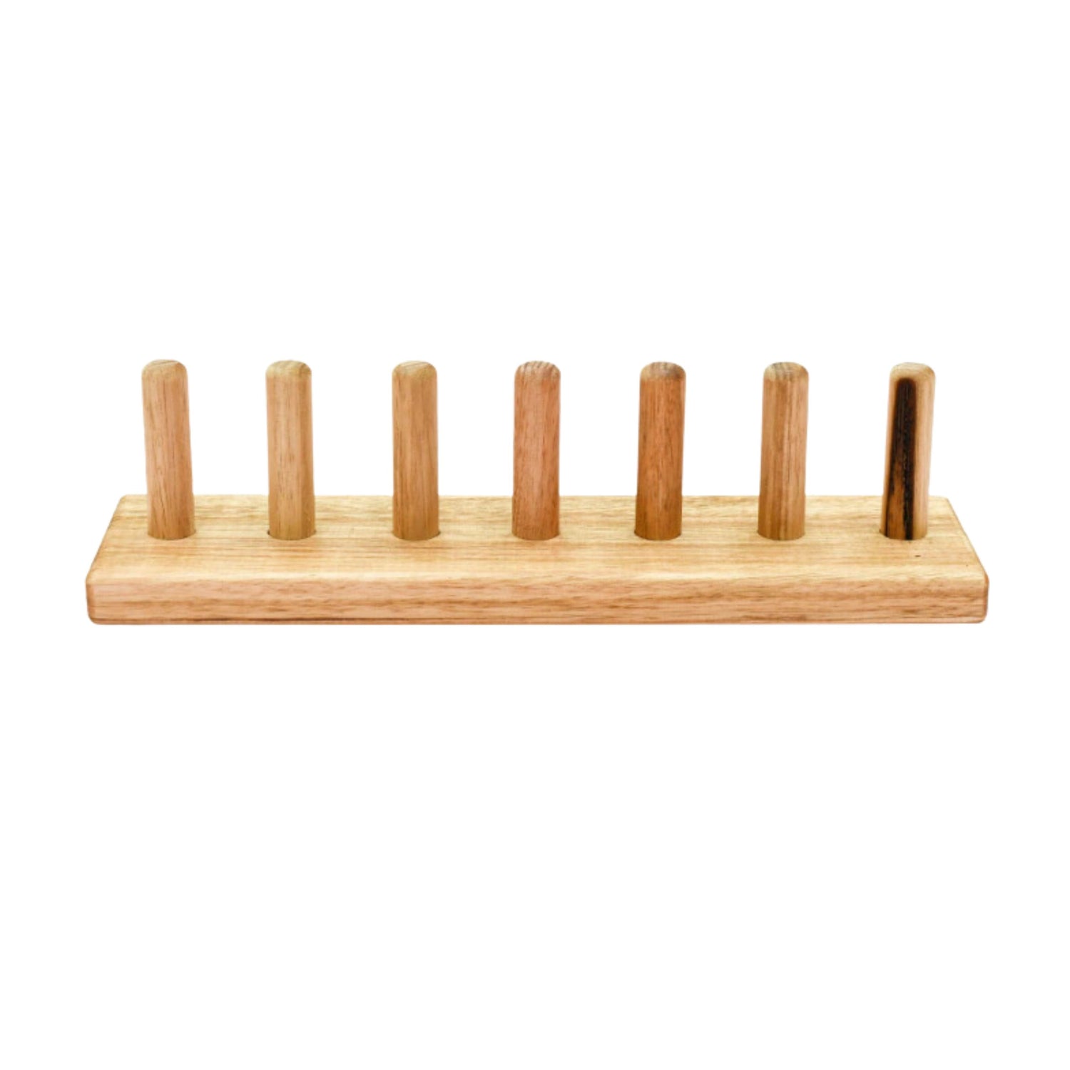 Wooden Finger Puppet Stand (7 Rods)