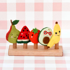 Felt Finger Puppets (Fruits)