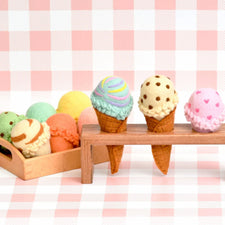 Wooden Ice Cream Cone Holder (3 pc)