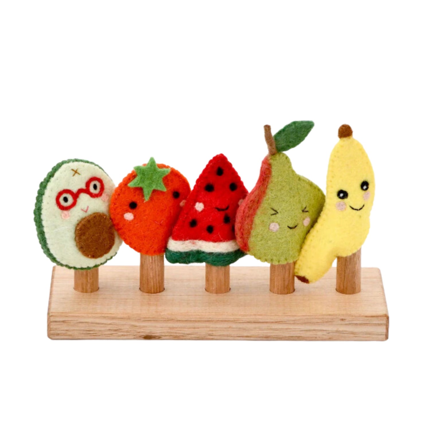 Felt Finger Puppets (Fruits)