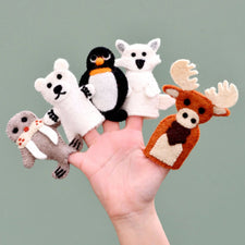 Felt Finger Puppets (Polar Arctic Animals)