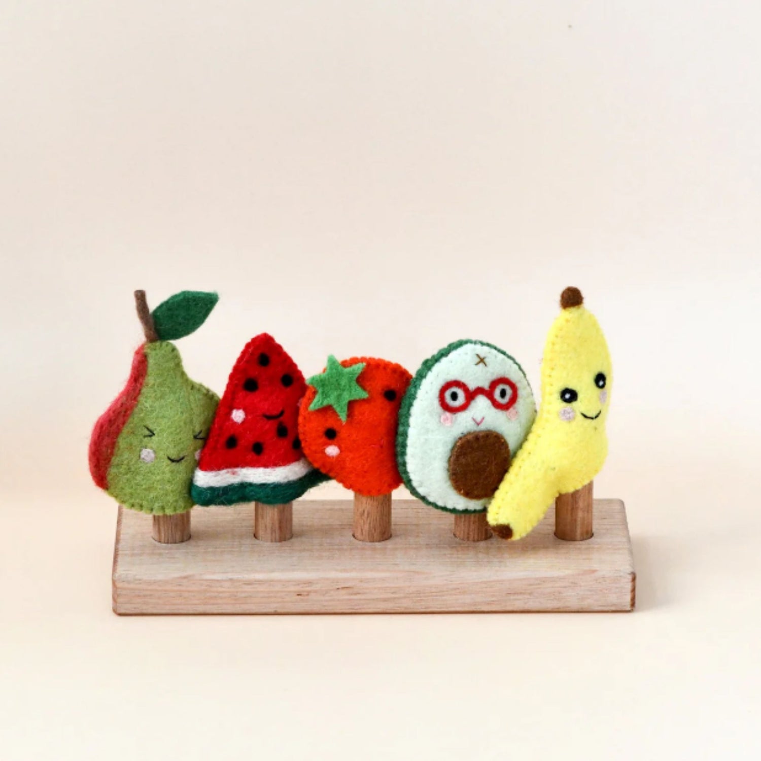 Felt Finger Puppets (Fruits)