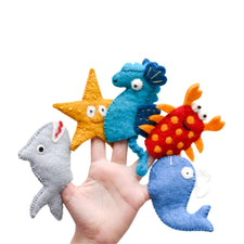 Felt Finger Puppets (Ocean and Sea Creatures, A)