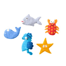 Felt Finger Puppets (Ocean and Sea Creatures, A)