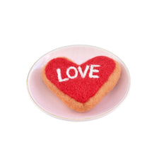 Felt "Love" Heart Icing Cookie | Play Food