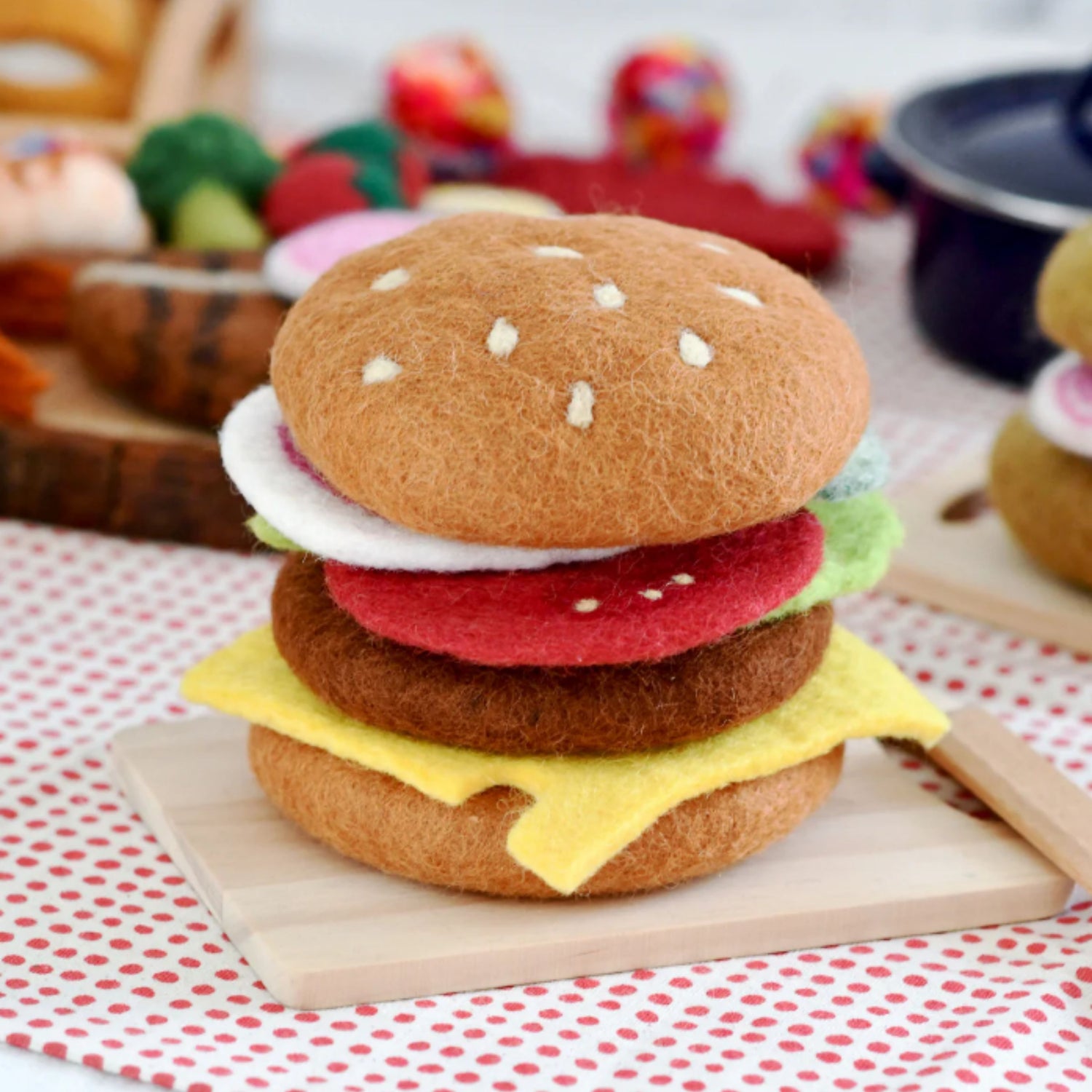 Felt Burger | Play Food Set