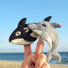 Felt Finger Puppets (Ocean and Sea Creatures, B)