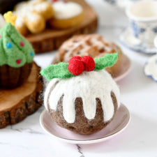 Felt Christmas Pudding | Play Food