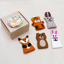 Felt Finger Puppets (Woodland Animals)