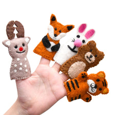 Felt Finger Puppets (Woodland Animals)