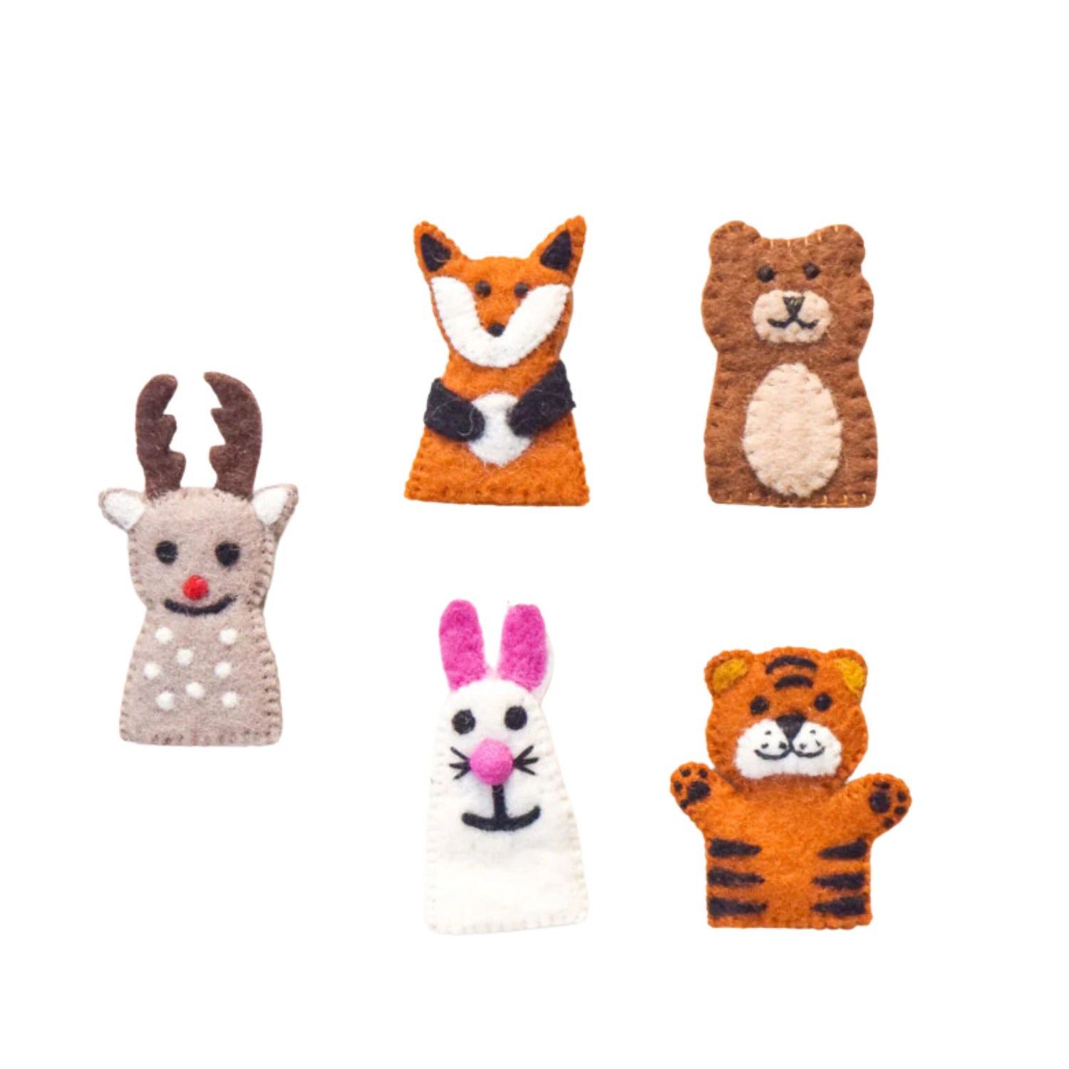 Felt Finger Puppets (Woodland Animals)