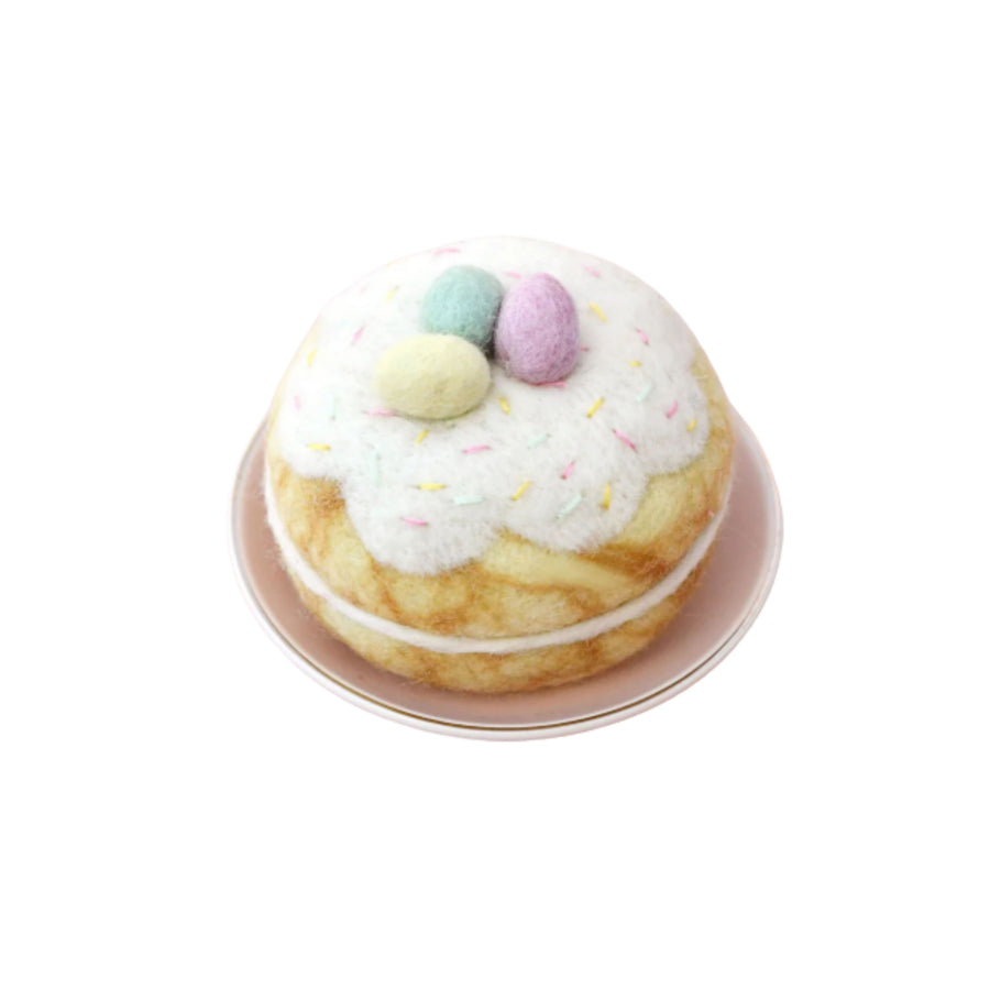 Felt Pastel Eggs Easter Donut | Play Food