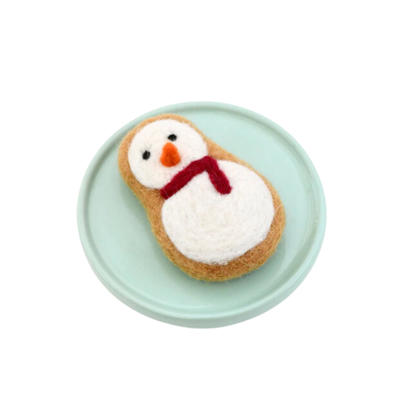 Felt Christmas Snowman Cookie | Play Food