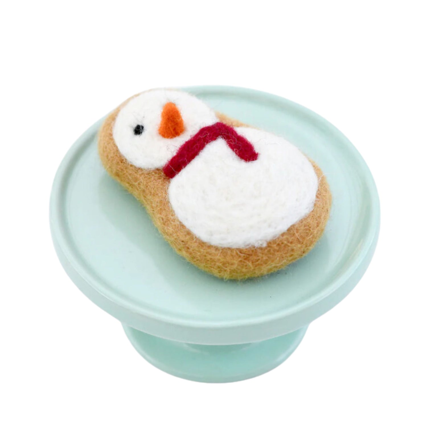 Felt Christmas Snowman Cookie | Play Food