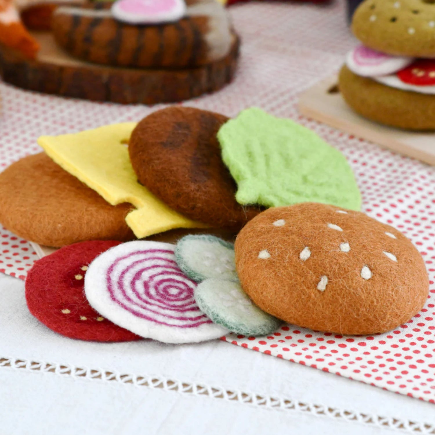 Felt Burger | Play Food Set