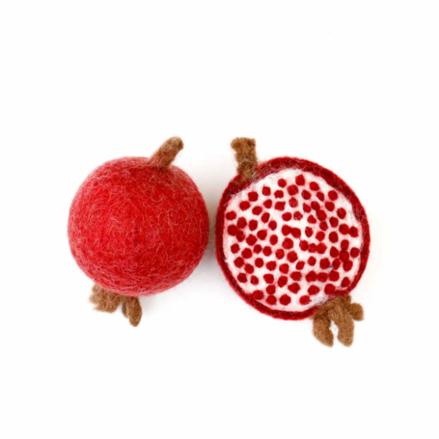 Felt Pomegranates | Play Food (2 pcs)