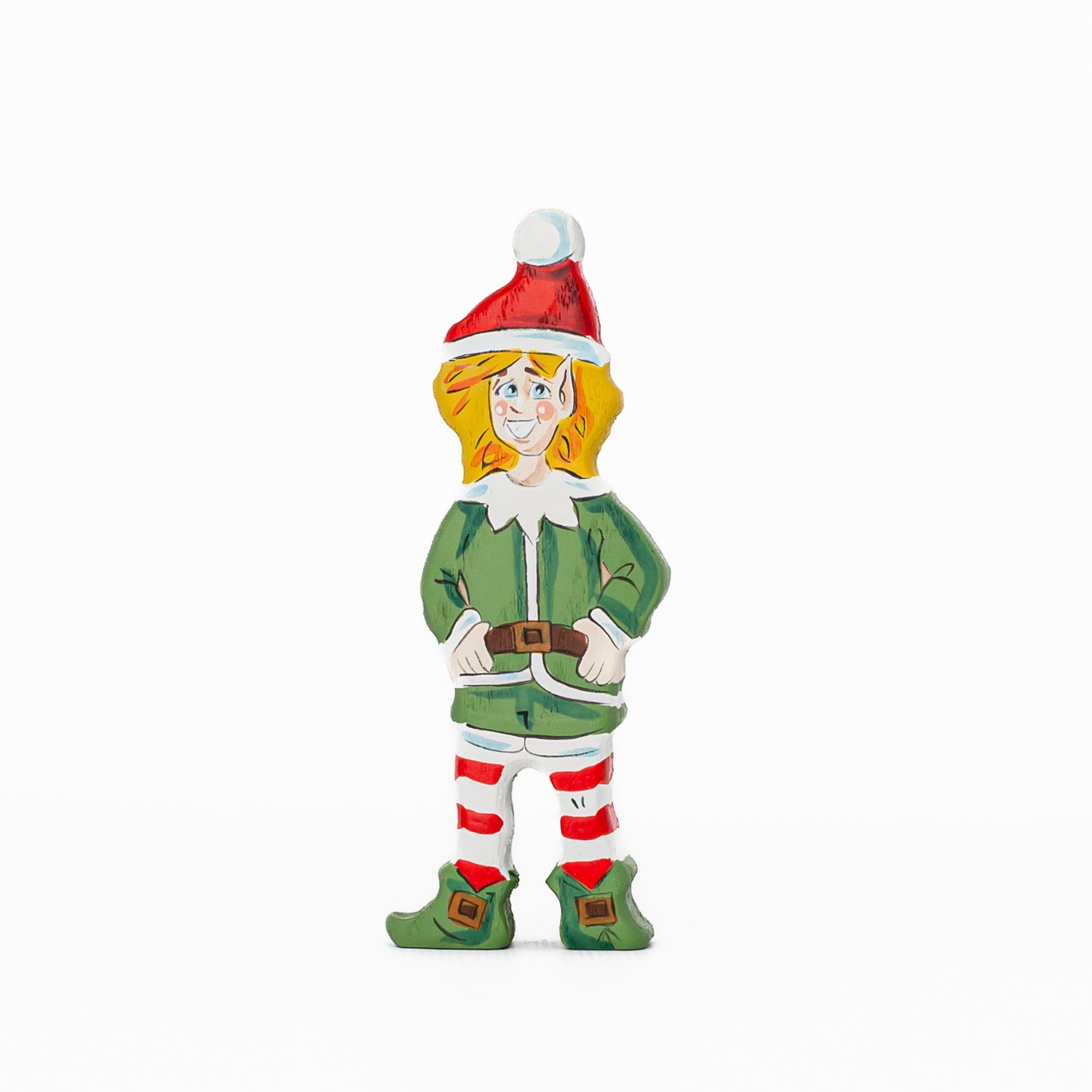 Christmas Elf Figurine | Wooden Christmas Toy