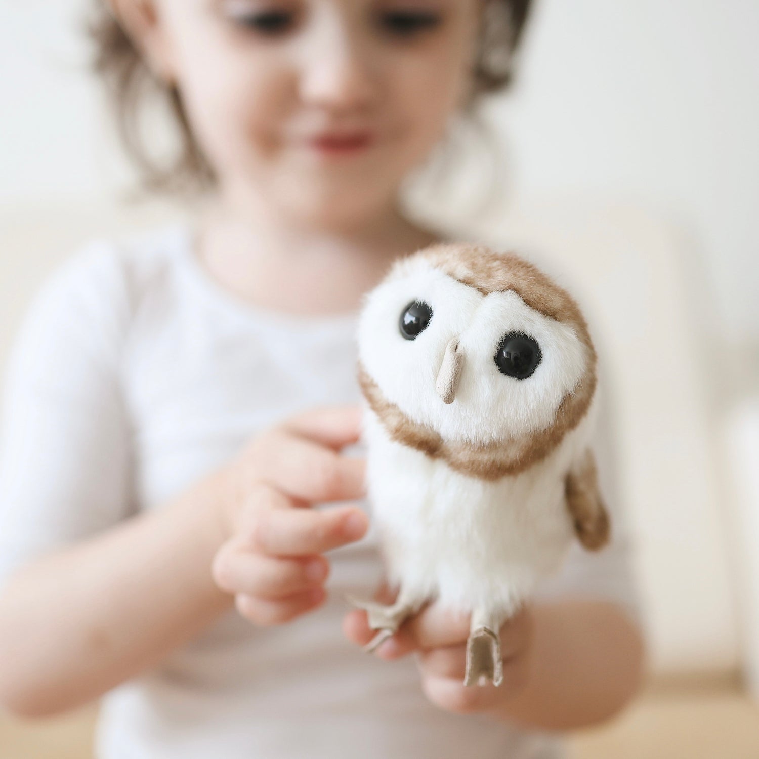 Mini Barn Owl Finger Puppet