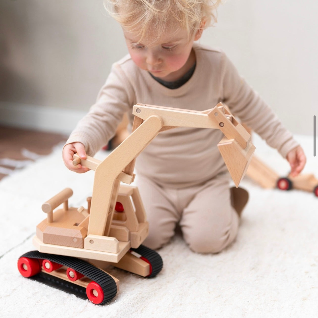 Excavator | Wooden Toy Vehicle