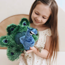 Folkmanis Small Peacock Hand Puppet