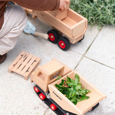 Caterpillar Dump Truck | Wooden Toy Vehicle