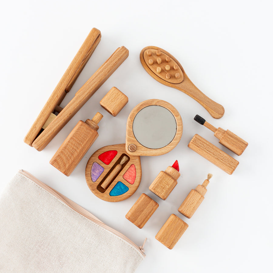 Handmade Wooden Beauty Set | Kids Makeup Set