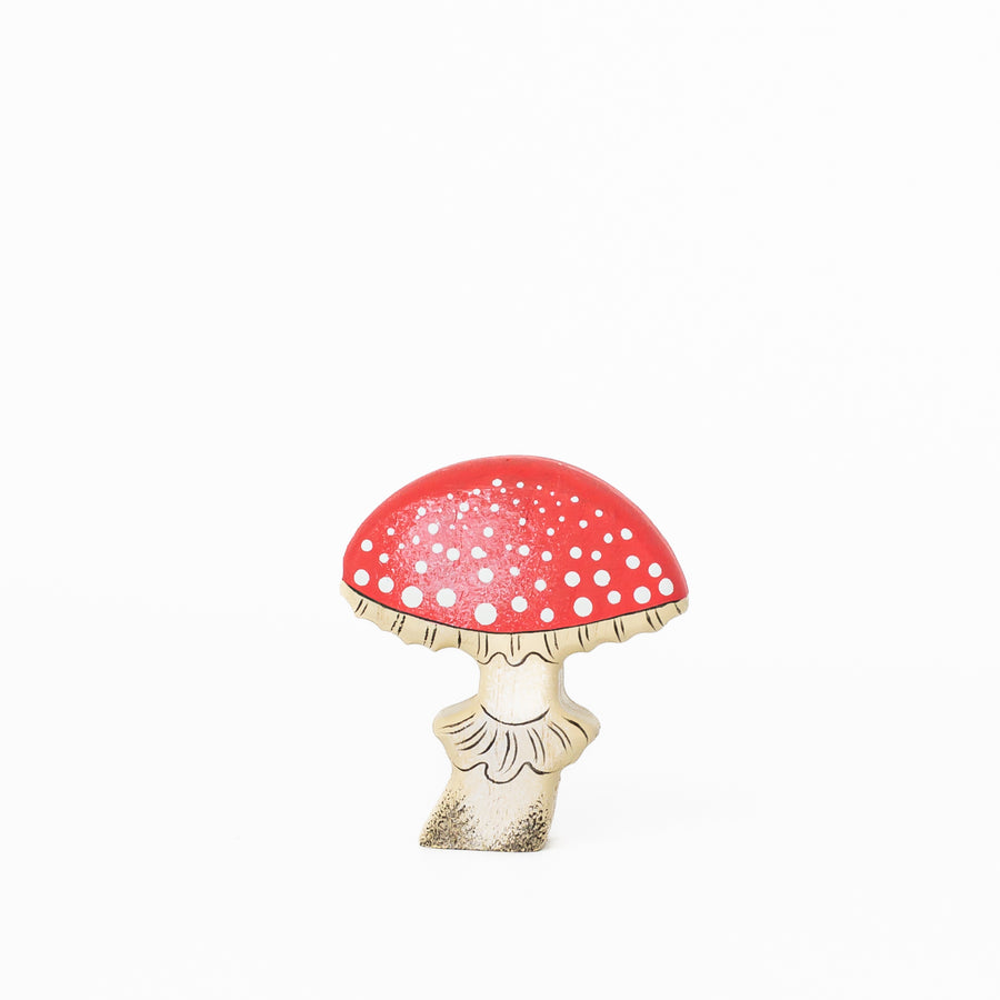 Fly Agaric Mushroom | Wooden Toy Figurine