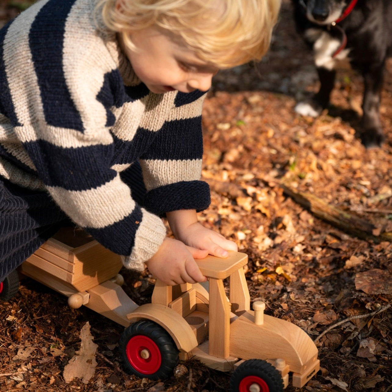 Modern Tractor | Wooden Toy Vehicle