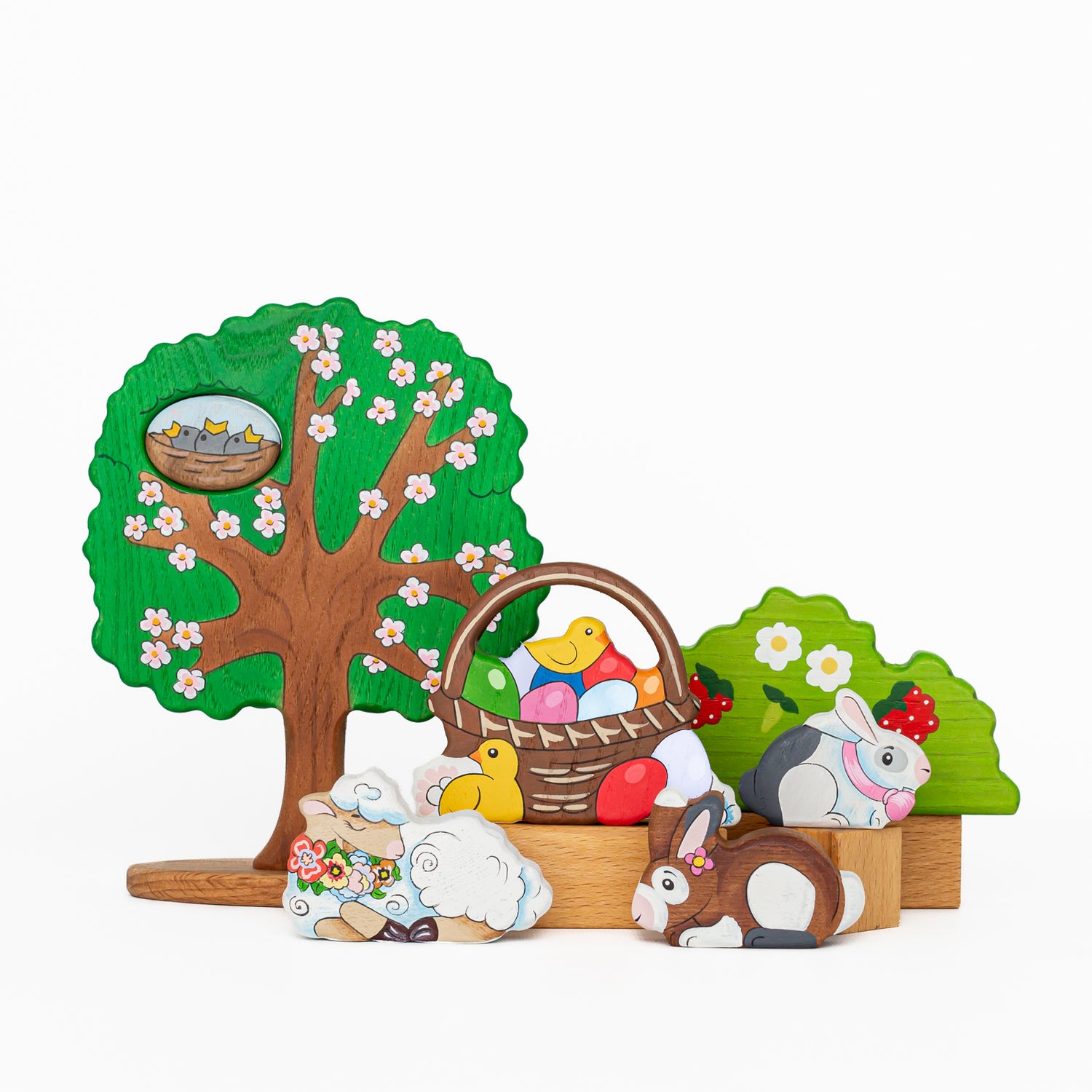 Easter Bunny (Brown) | Wooden Easter Toy