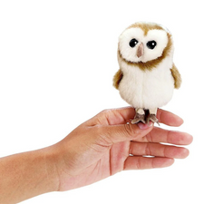 Mini Barn Owl Finger Puppet