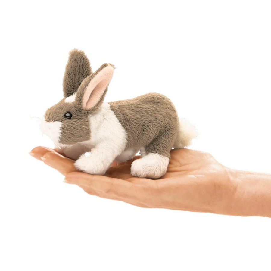 Folkmanis Mini Bunny Rabbit Finger Puppet