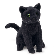 Mini Black Cat Finger Puppet