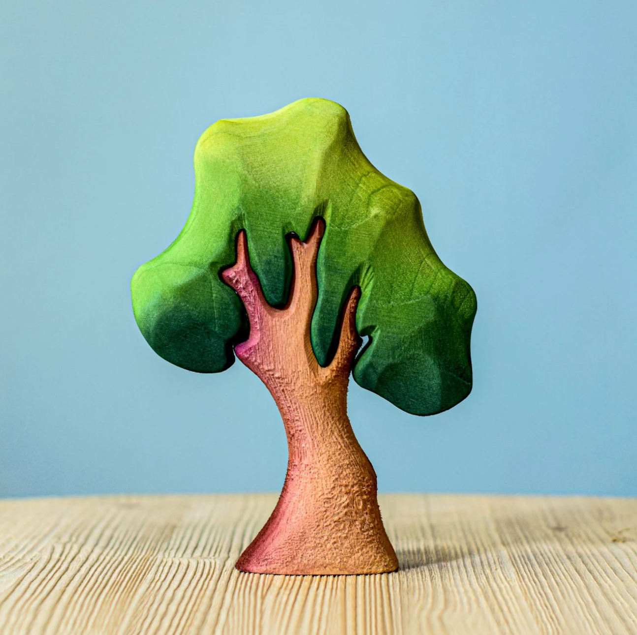 Small Wooden Green Oak Tree