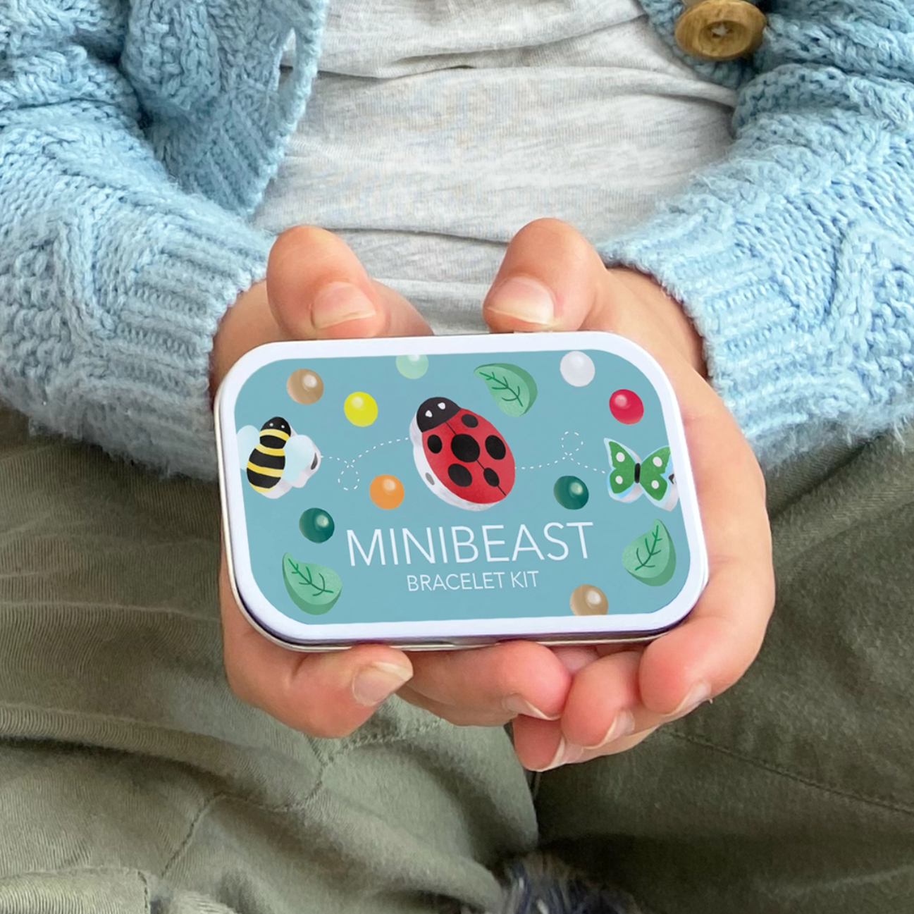 Minibeast Bracelet Gift Kit | Wooden Craft Toy