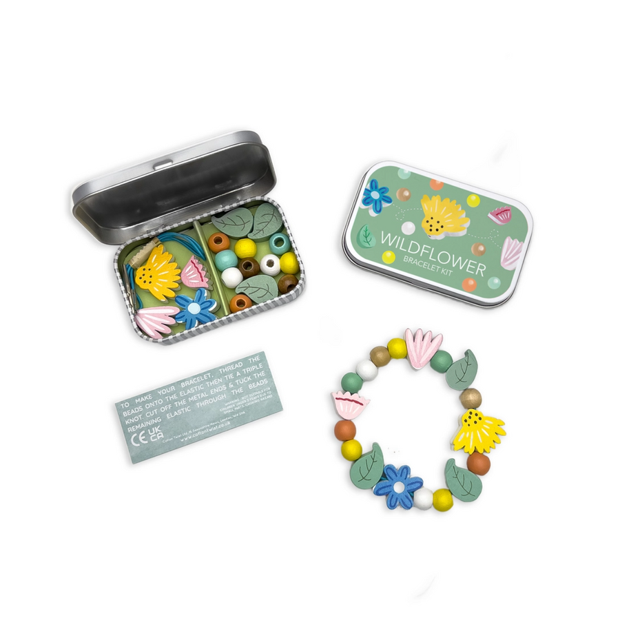 Wildflower Bracelet Gift Kit | Wooden Craft