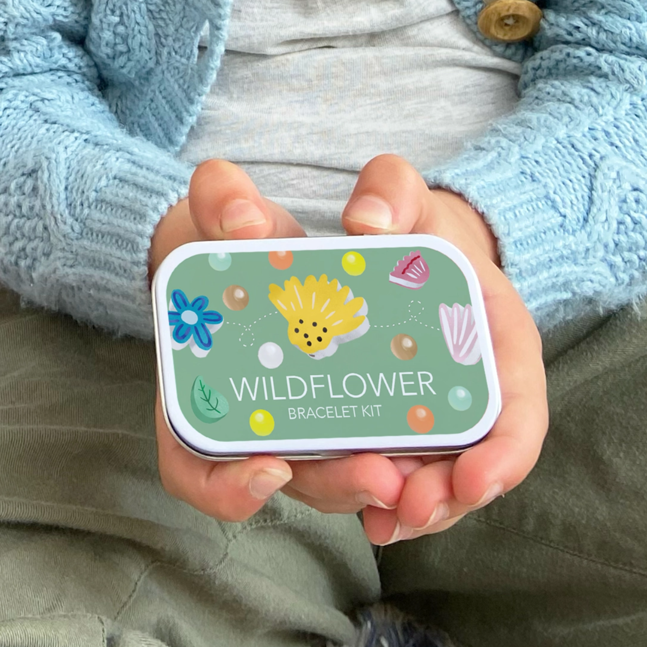 Wildflower Bracelet Gift Kit | Wooden Craft Toy