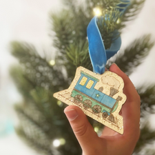 Make Your Own Christmas Train Decoration | Wooden Craft Kit