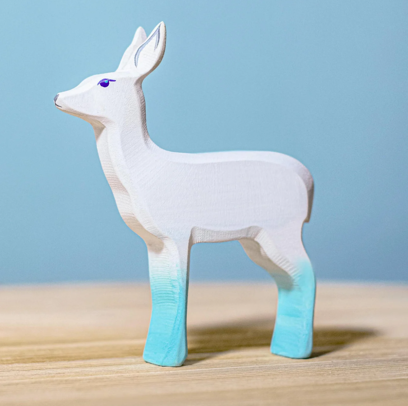 White Blue Deer