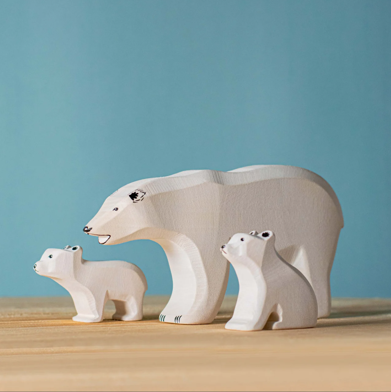 Polar Bear Family (Set of 3)