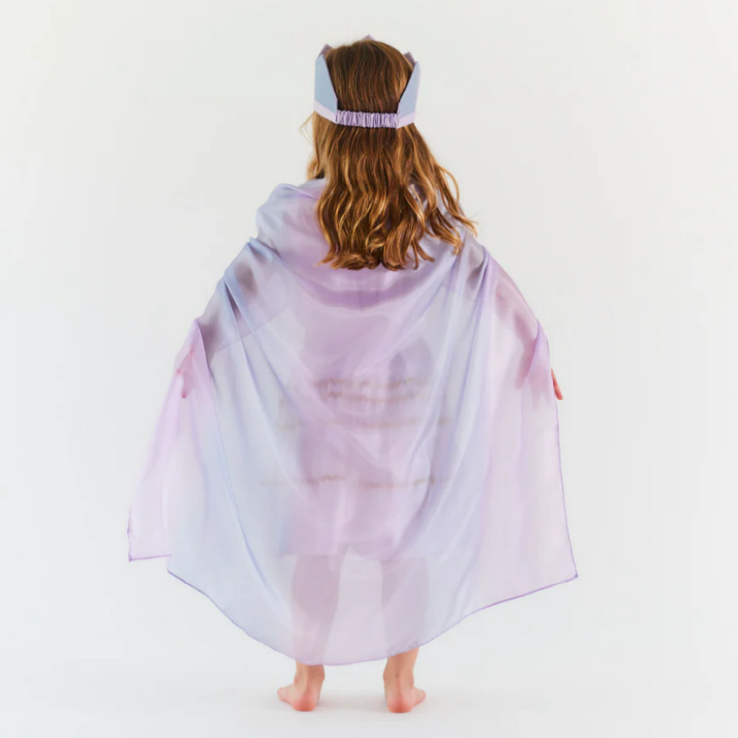 Limited Edition Silk Cape (Flower Power Lavender)